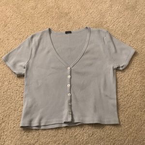 Brandy Melville light blue button up